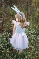 Woodland Bunny Dress & Headpiece (size 3-4)