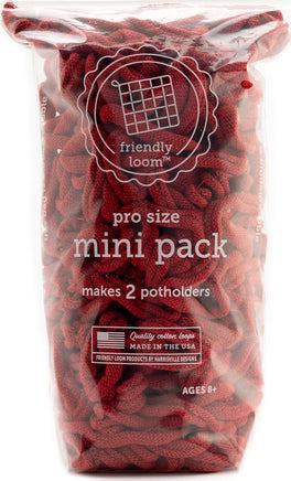 Friendly Loom - Mini Pack - Red (PRO Size)