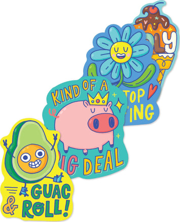 Stickiville Stickers: Punny Pals - Vinyl (4 Die-Cut)
(Vinyl)