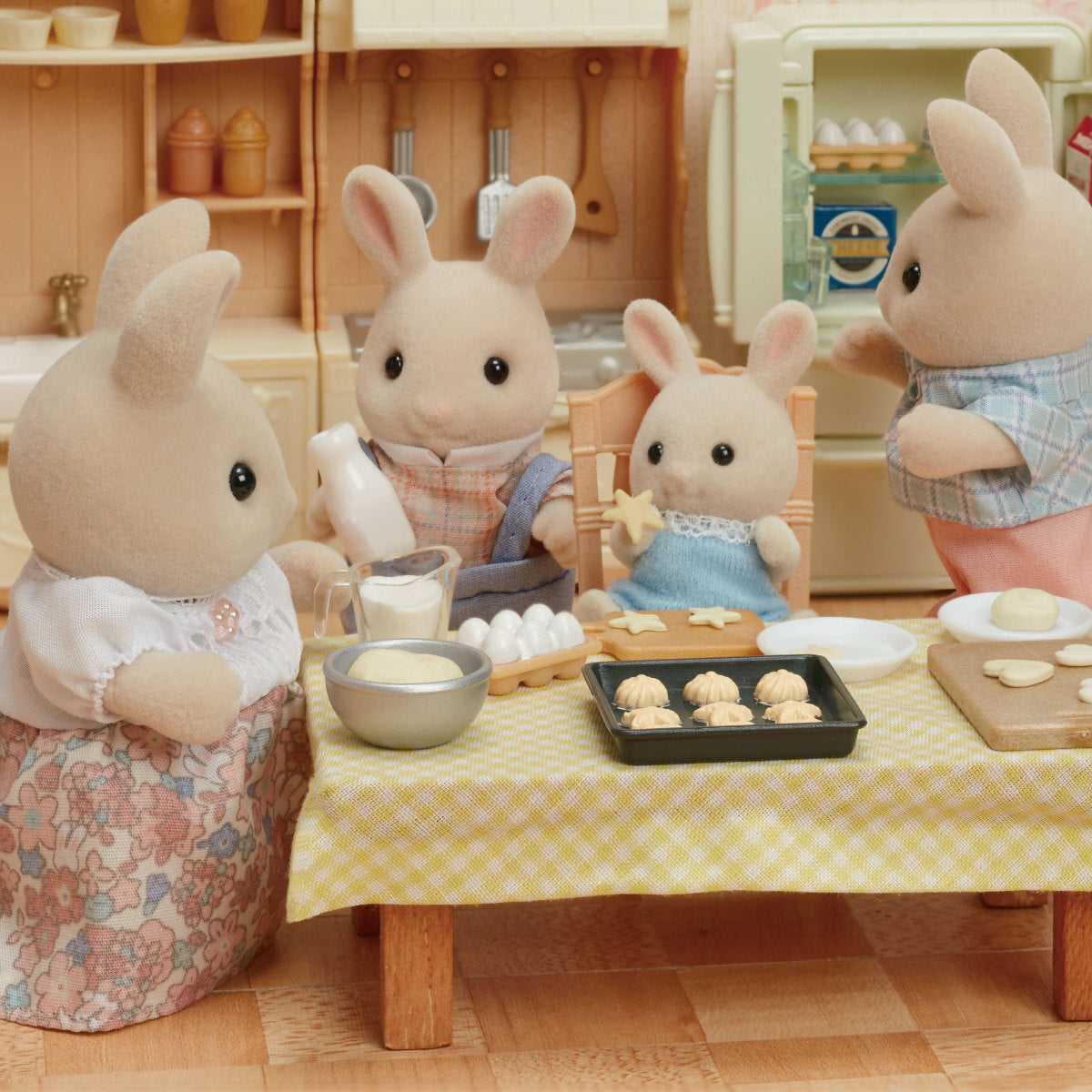 Calico Critters Milk Rabbit Family| Toyrifix