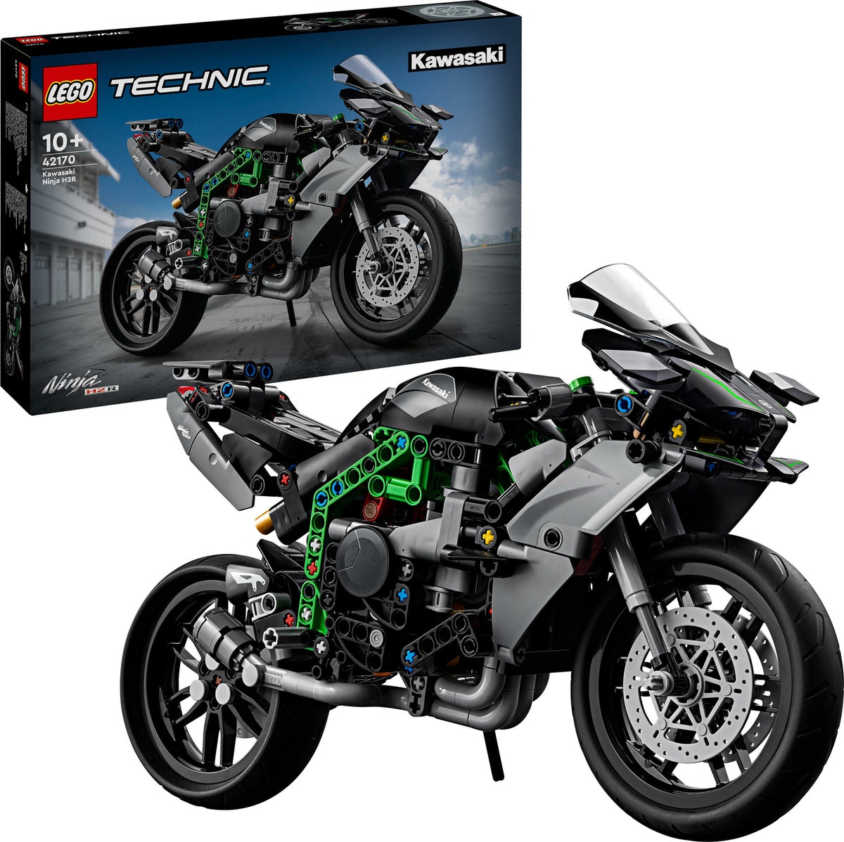 LEGO Technic Kawasaki Ninja H2R Motorcycle Toy| Toyrifix