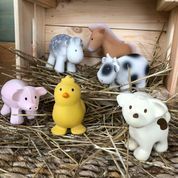 Chick - Natural Organic Rubber Rattle