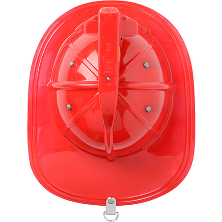 Jr. Firefighter Helmet, Red, w/Siren & Light, Adj Youth Size