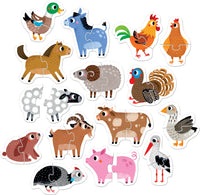 Progressive Puzzles Farm Animals