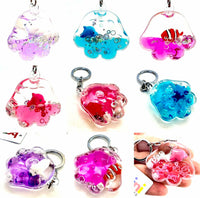 Sealife Jellyfish Floaty Key Charm 