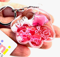 Sealife Jellyfish Floaty Key Charm 