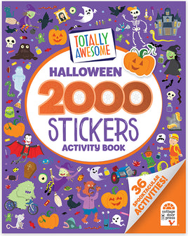 Totally Awesome 2000 Stickers Halloween Activity Book: 36 Spooktacular Activities!