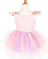 Pink Shimmer Unicorn Dress & Headband (Size 3-4)