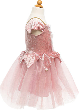 Holiday Ballerina Dress, Dusty Rose (Size 3-4)