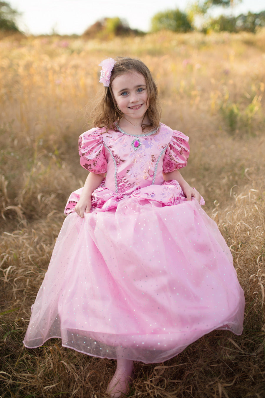 Royal Pretty Princess Pink Dress (Size 7-8)| Toyrifix