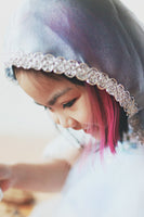 Blue Snow Queen Cape (Size 3-4)