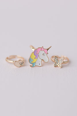 Boutique Butterfly  Unicorn Rings  Great Pretenders USA