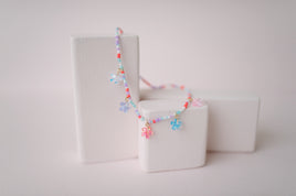Boutique Shimmer Flower Necklace  Great Pretenders USA