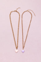 Boutique Chunky Chain Heart Necklace (assorted)