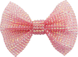 Boutique Pink Gem Bow Hairclip  Great Pretenders USA