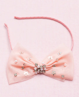 Boutique Starry Gem Bow Headband