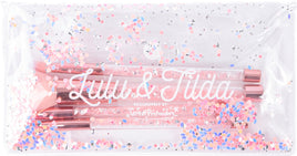 Glam Girl Glitter Brush Set with Bag