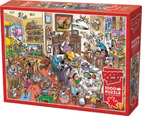 DoodleTown: Thanksgiving Togetherness puzzle (1000 pc)