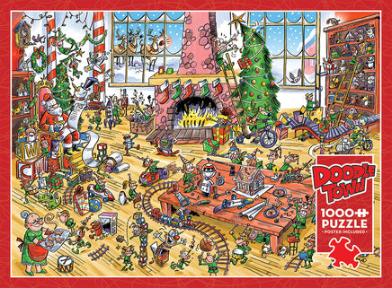 DoodleTown: Elves at Work puzzle (1000 pc)