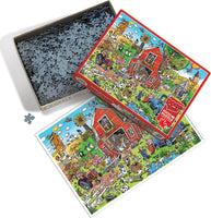 DoodleTown: Farmyard Folly puzzle (1000 pc)