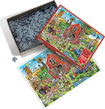 DoodleTown: Farmyard Folly puzzle (1000 pc)
