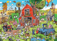 DoodleTown: Farmyard Folly puzzle (1000 pc)