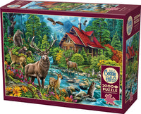 Red-Roofed Cabin puzzle (2000 pc)