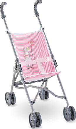 Umbrella Stroller - Pink Stripe for 14" to 17" dolls