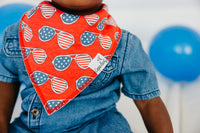 Spangled Bandana Bib Set