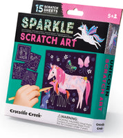 Sparkle Scratch Art - Unicorn