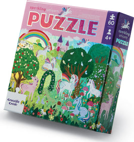60-pc Foil Puzzle - Sparkling Unicorn