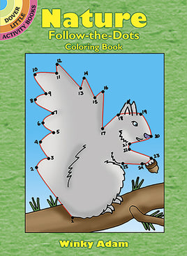 Nature Follow-the-Dots Coloring Book