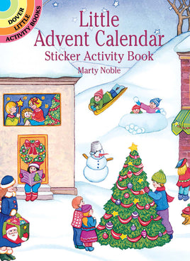 Little Advent Calendar Sticker Activity Book