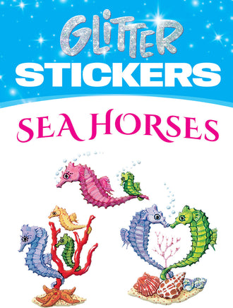 Glitter Sea Horses Stickers