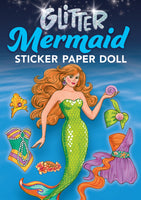 Glitter Mermaid Sticker Paper Doll