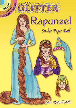 Glitter Rapunzel Sticker Paper Doll