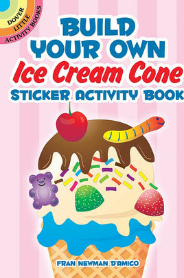Build Your Own Ice Cream Cone Sticker Activity Book