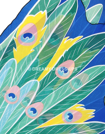 Blue Peacock Fantasy Wings