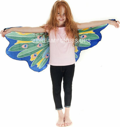 Blue Peacock Fantasy Wings