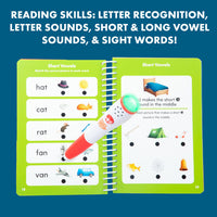 Hot Dots Kinder Workbook Reading&math