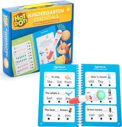 Hot Dots Kinder Workbook Reading&math
