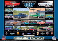Vintage Car Ads & Cruisin' Series Puzzles - American Cars of the 1950s