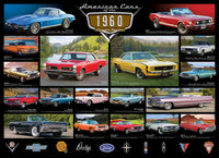 Vintage Car Ads & Cruisin' Series Puzzles - American Cars of the 1960s