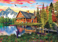 The Art of Dominic Davison Puzzles - The Fishing Cabin by Dominic Davison
