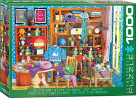 All you Knit is Love by Paul Normand 1000-Piece Puzzle