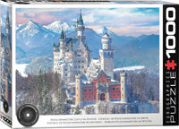 Neuschwanstein Castle In Winter 1000-piece Puzzle