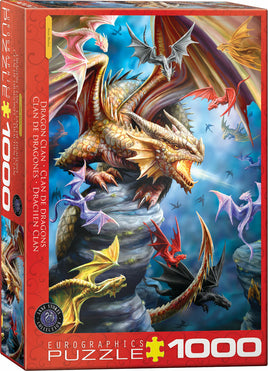 Dragon Clan by Anne,Stokes 1000-Piece Puzzle
