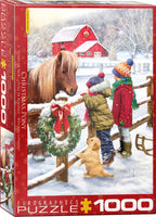 Christmas Pony 1000-piece Puzzle