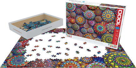 Meditative Mandala Stones 1000-Piece Puzzle