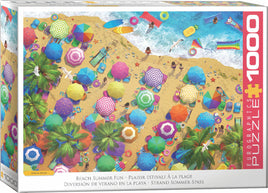 Beach Summer Fun 1000-Piece Puzzle 